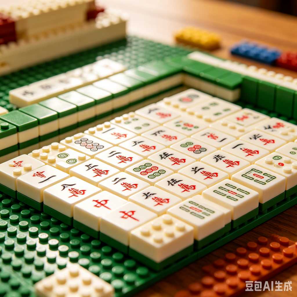 gradient color mahjong tiles