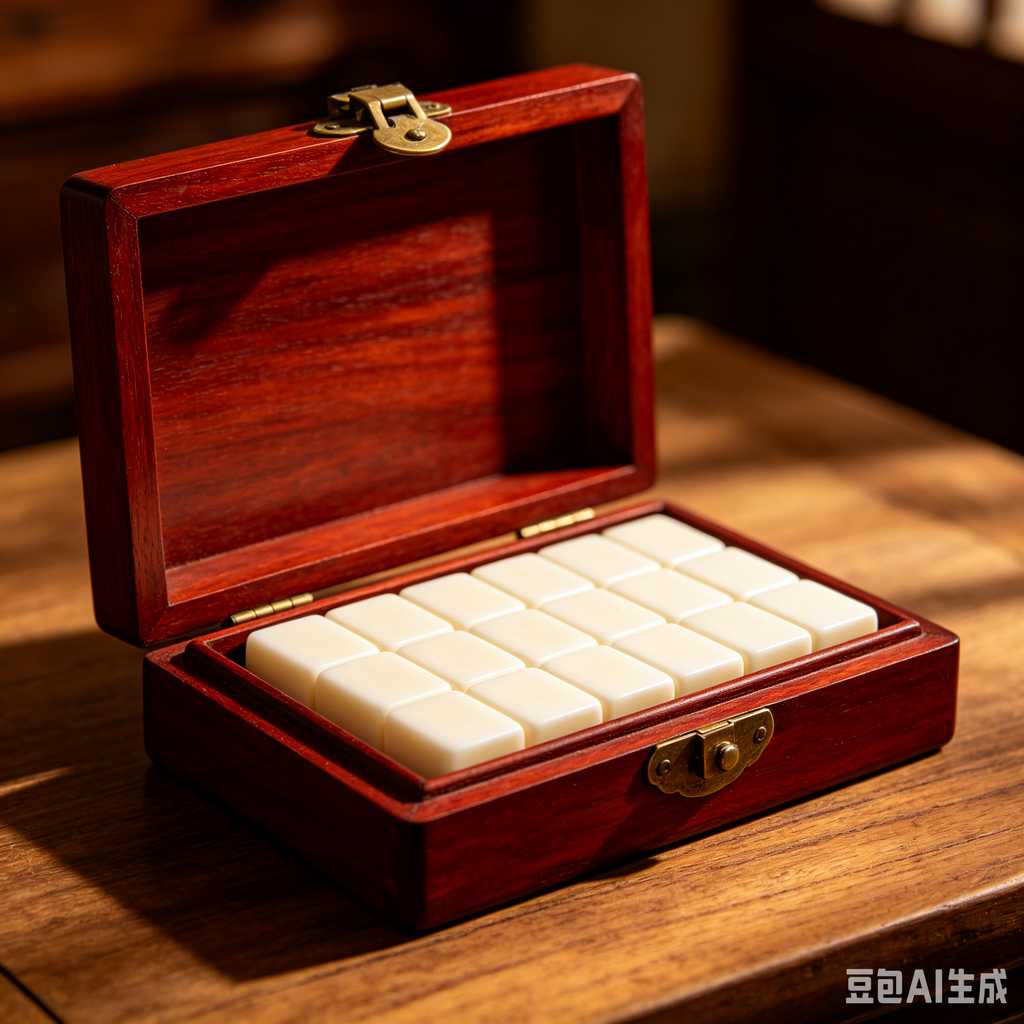 vintage mahjong set value