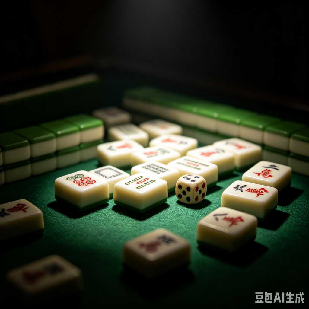 mini mahjong tiles keychain