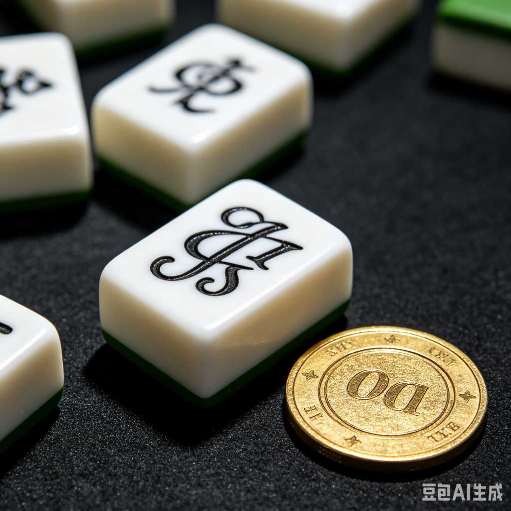 green transparent mahjong tiles